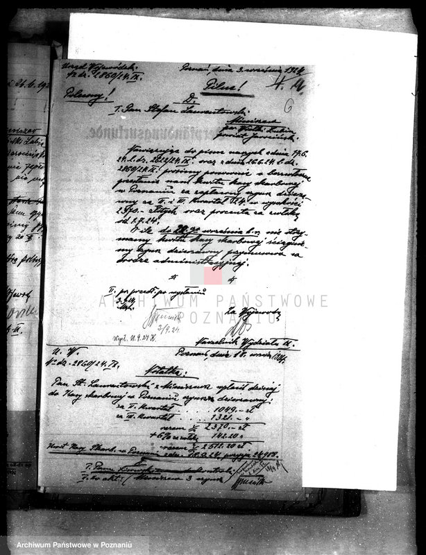 Obraz 10 z jednostki "Akta dotyczące czynszu dzierżawnego majętności Miniszew"