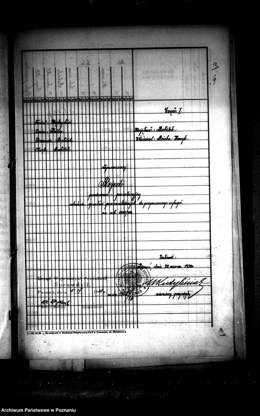 Obraz 8 z jednostki "Tymczasowy rejestr pomiarowo-parcelacyjny odnośnie gruntów przeznaczonych do przymusowego wykupu w roku 1938/39"