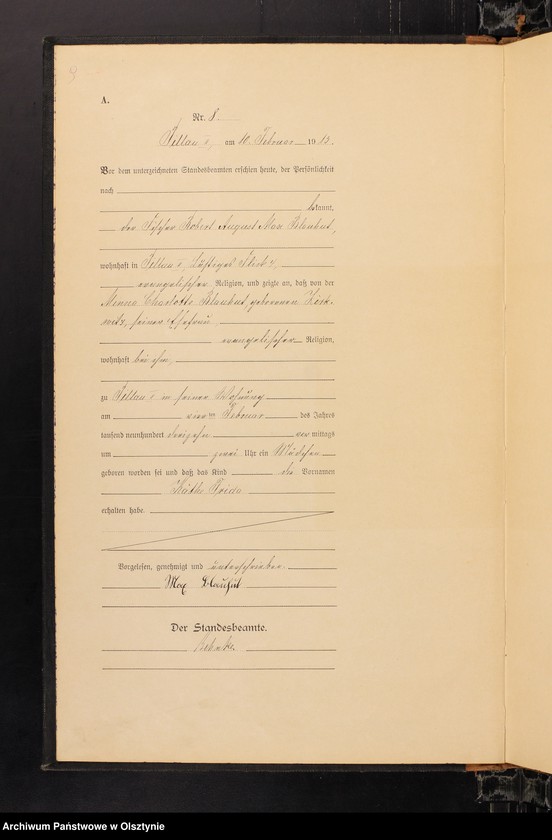 image.from.unit.number "Geburts-Haupt-Register Nr 1 - 109"