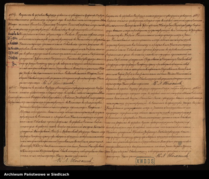 image.from.unit.number "[Akta Urodzonych, Zaślubionych i Zmarłych Skórzec 1903]"