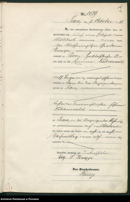 Obraz 10 z jednostki "Księga zgonów t. IV"