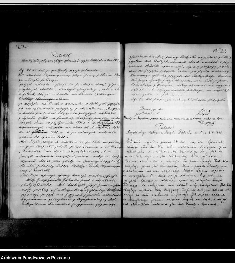 Obraz 15 z jednostki "Protokolarz posiedzeń zarządu"