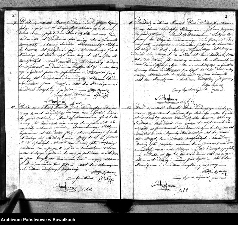 image.from.unit.number "Akta Urzędnika Stanu Cywilnego Parafii Przerośl Starozakonnych, Urodzonych, Zmarłych i Zaślubionych na 1837 rok"