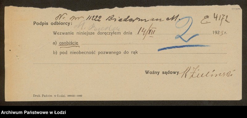 Obraz 4 z jednostki "Moszek Jakub Biederman – warsztat tkacki"