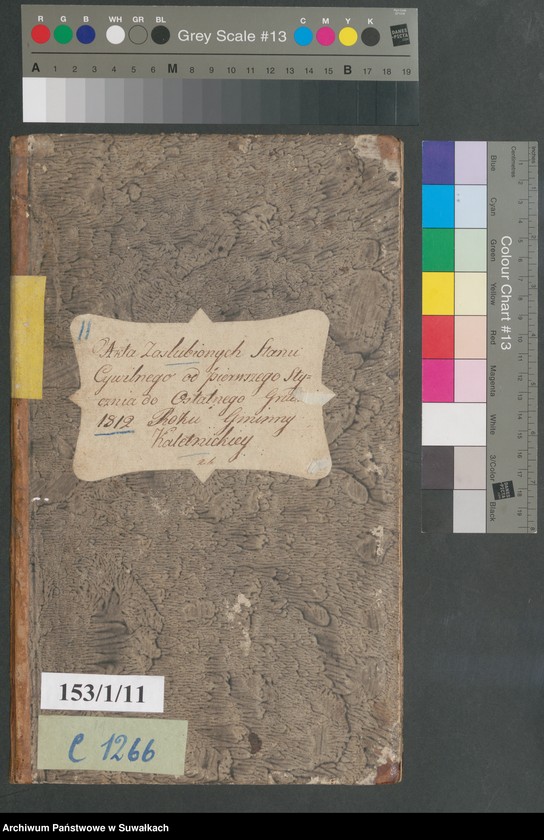 image.from.unit.number "Akta Zaślubionych stanu Cywilnego od pierwszego Stycznia do Ostatniego Grudnia 1812 Roku Gminy Kaletnickiey"