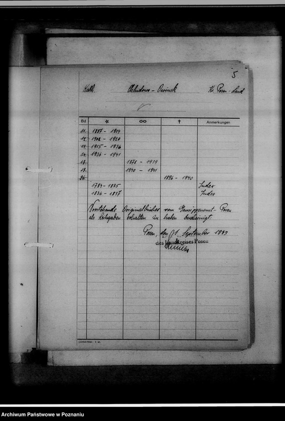 Obraz 9 z jednostki "Bücherverzeichnis, Kreissippenamt Posen-Land [powiat Poznań-wieś]"