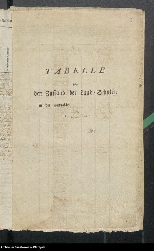 image.from.unit.number "Schulen Tabelle des Kirchspils Scharnau"