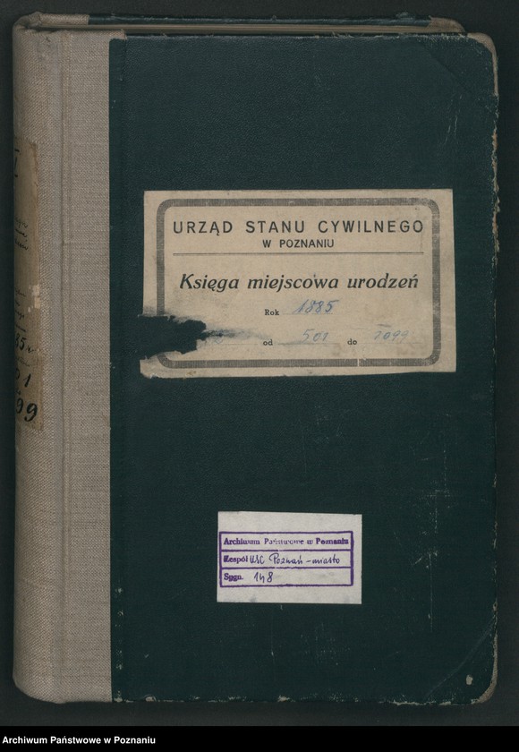 Obraz 2 z jednostki "Księga urodzeń t. II"