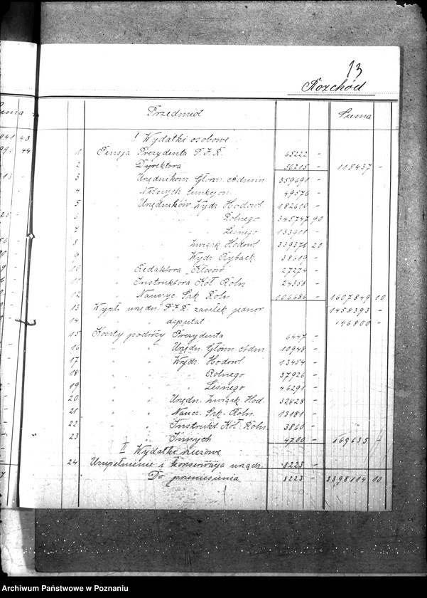 Obraz 18 z jednostki "Sprawozdania kasowe"