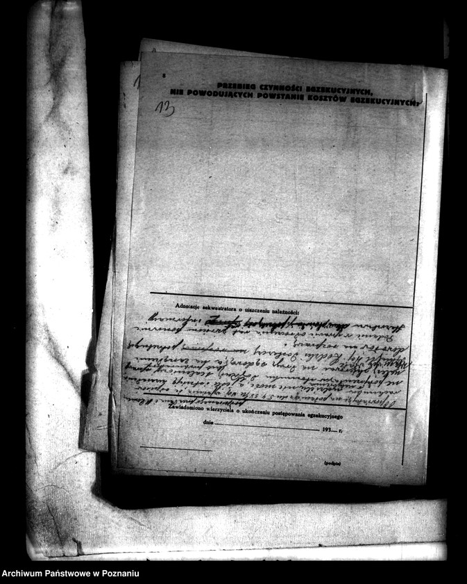 Obraz 17 z jednostki "Wymiar opłat i należności za scalenie gruntów wsi Modła Wielka i Mała powiat"