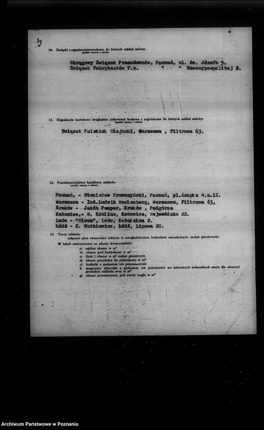 Obraz 7 z jednostki "Kwestionariusz Rolniczej Spółki Olejarskiej Spółka z o. o. w Szamotułach"