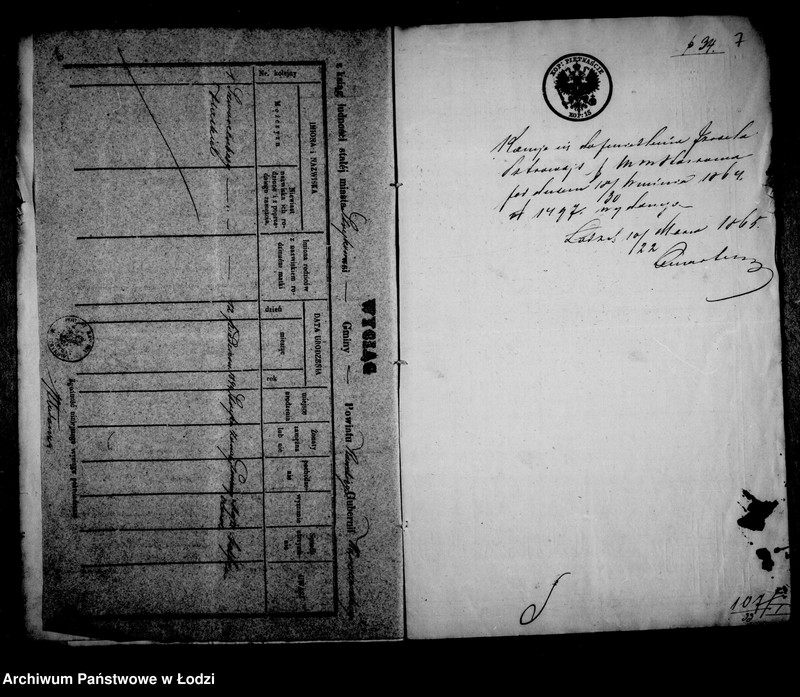 Obraz 9 z jednostki "Akta w przedmiocie przesiedleń"