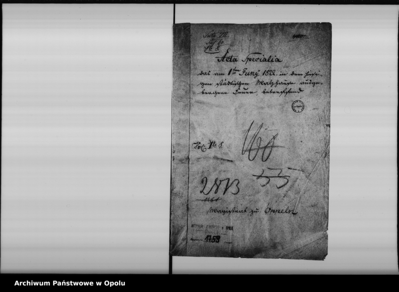 Obraz 4 z jednostki "Acta Specialia das am 1ten Juny 1822 in dem hiesigen städtischen Malzhause ausgebrochene Feuer, betreffend Vol No 8"