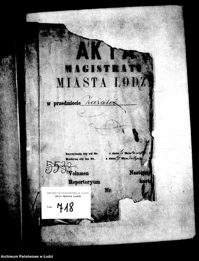 Obraz 5 z jednostki "Akta tyczące się zażaleń"