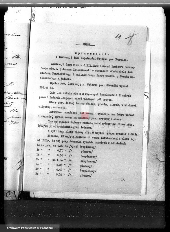 Obraz 15 z jednostki "Nadzór nad gospodarką w lasach majętności Wojnowo powiat obornicki"