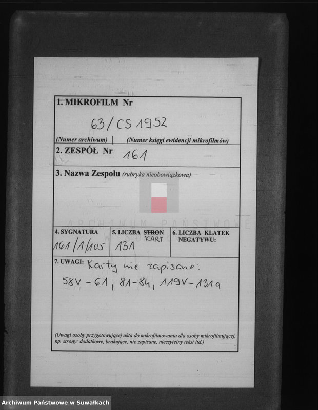 Obraz 2 z jednostki "Księga urodzeń, małżeństw, zejścia 1896 r. Przerośl"