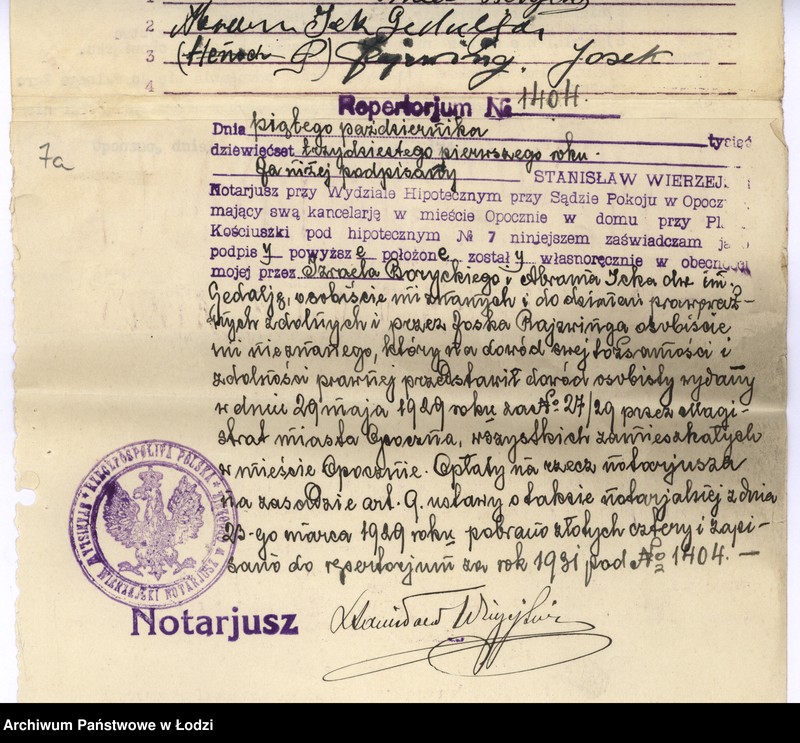 Obraz 11 z jednostki "Żydowskie Towarzystwo Gimnastyczno-Sportowe "Makkabi" w Opocznie"