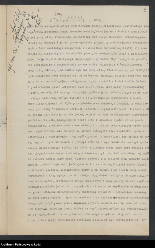 Obraz 5 z jednostki ""Konfekcja"- Teofilja Pajęcka i Małka Figielska- sprzedaż konfekcji damskiej i manufaktury"