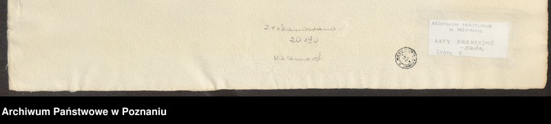 Obraz z jednostki "Akt erekcyjny pomnika Marcina Kasprzaka w Poznaniu"