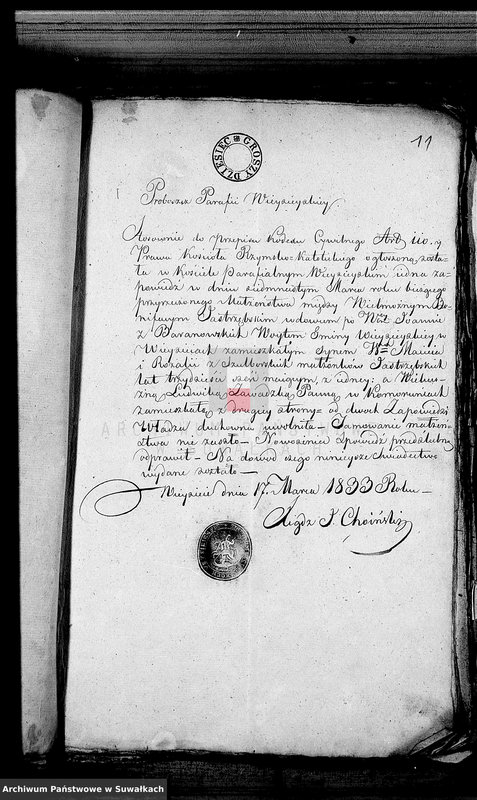 image.from.unit.number "[Dowody Akt małżeństwa Parafii Lejpuńskiej z lat 1833 i 1834]"
