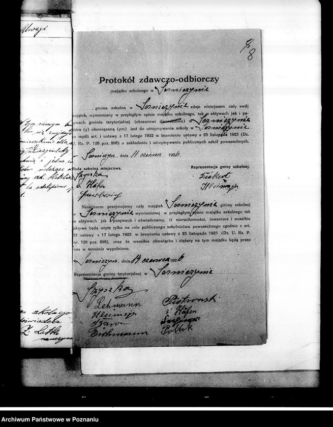 Obraz 11 z jednostki "Szkoła Powszechna- Sośniczyn, powiat Krotoszyn"