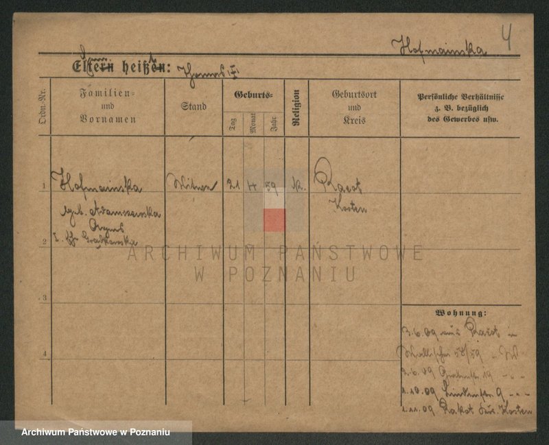 Obraz 4 z jednostki "Hofmański - Holc (-z, tz)"