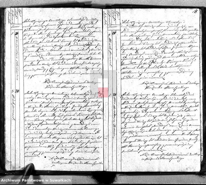 image.from.unit.number "Księga Aktów Zeyscia Gminy Przeroslskiey Powiatu Seyneńskiego Departamentu Łomżyńskiego na Rok 1814."
