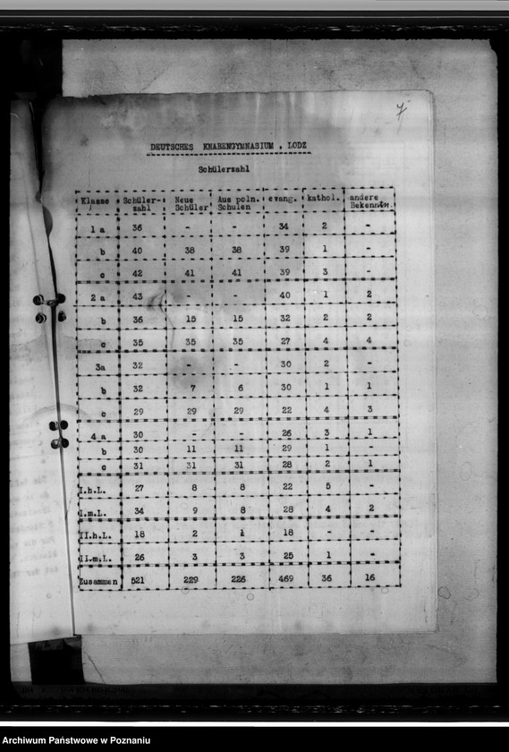 Obraz 12 z jednostki "Staatliche General von Briesen- Schule in Litzmannstadt (Łódź)"