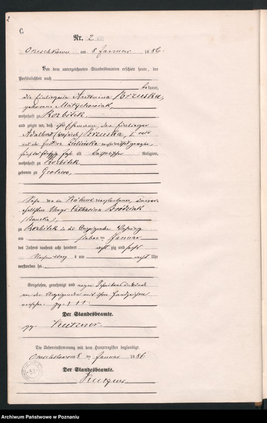 Obraz 5 z jednostki "Księga zgonów"