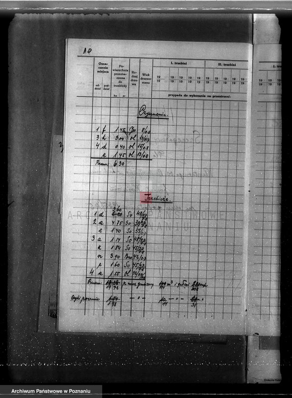 Obraz 14 z jednostki "Program urządzania gospodarstwa leśnego dla lasu klasztoru O.O Benedyktynów w Lubiniu powiat kościański"