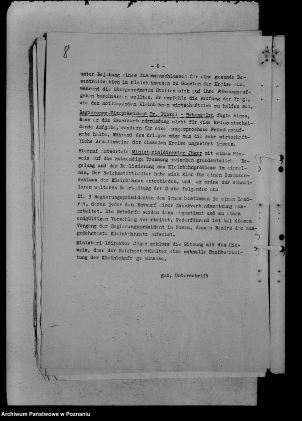 Obraz 12 z jednostki "Protokół konferencji oraz korespondencja władz w sprawach kolei powiatowych"