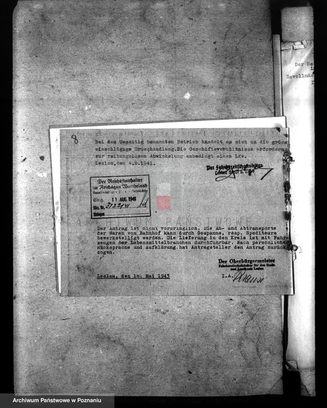 Obraz 12 z jednostki "Beschlagnahme von Lastkraftwagen. Kontrolle der Lastwagen auf Landstrassen"