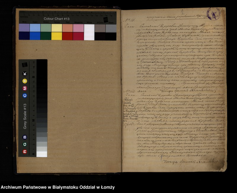 Obraz z jednostki "Księga urodzeń"