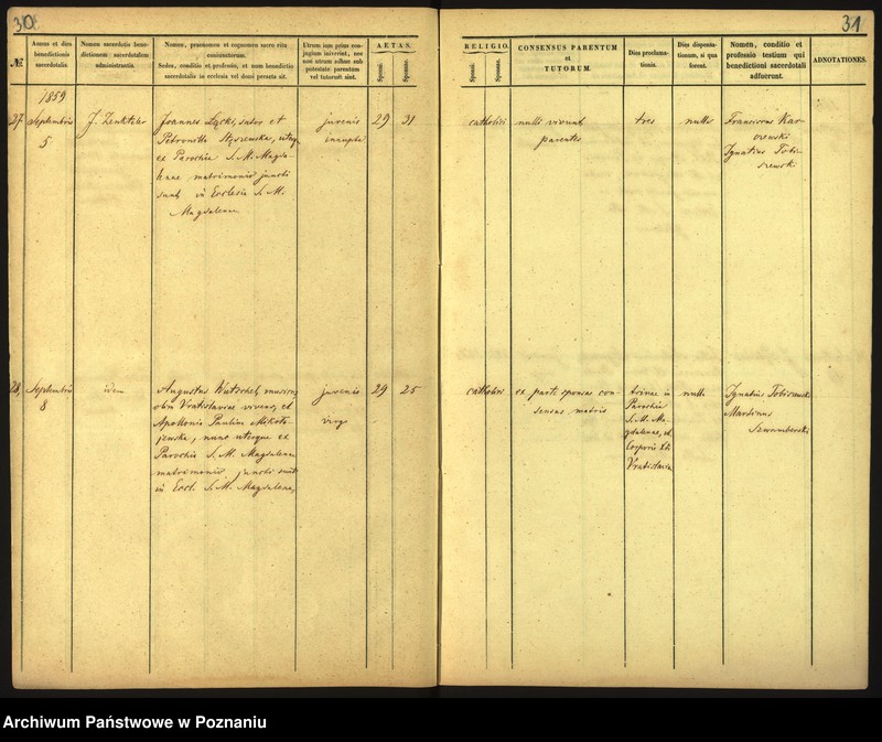 Obraz 18 z jednostki "Księga małżeństw"