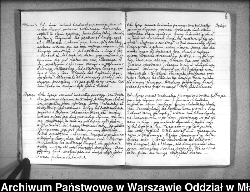 Obraz z jednostki "Akta urodzin, małżeństw i zgonów"