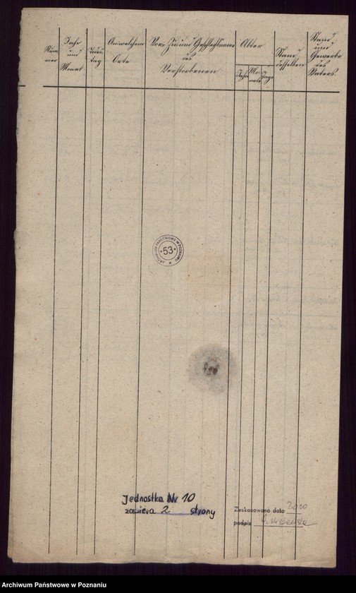 Obraz 4 z jednostki "Verzeichniss der Verstorbenen"