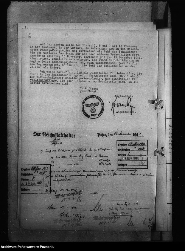 Obraz 10 z jednostki "Planstellenüberwachungslisten"