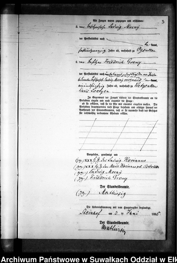 image.from.unit.number "Heiraths-Neben-Register des Preussischen Standes-Amtes Gr. Strengeln Kreis Angerburg"