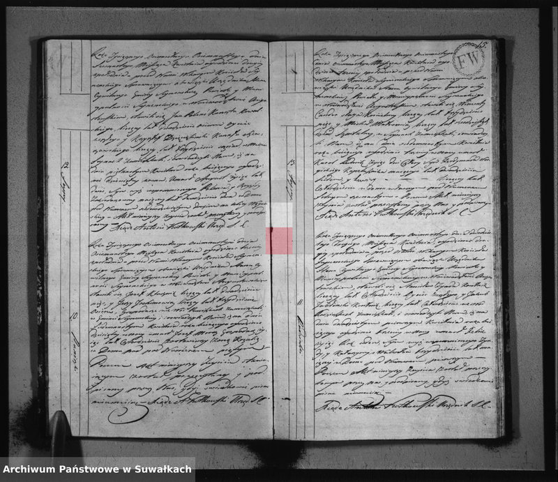 image.from.unit.number "Akta zeszłych stanu cywilnego gminy seyneńskiey od 1-go stycznia 1818 roku."