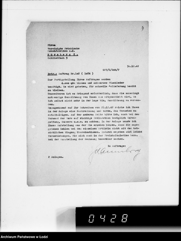 Obraz 13 z jednostki "Ausgehende Tagescopien I 101"