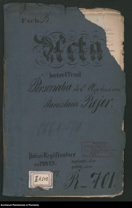 Obraz 2 z jednostki "A. betr. Stanislaus Rejer, Amtmann"