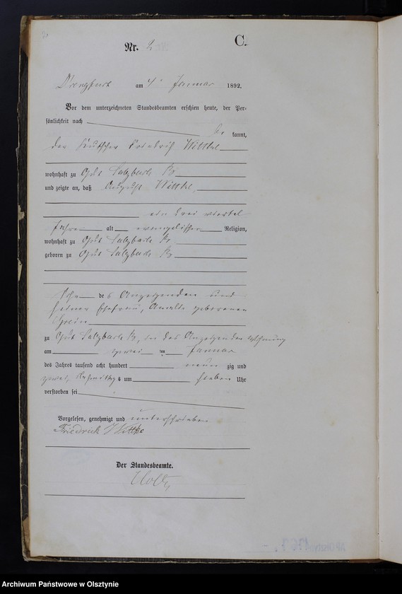 image.from.unit.number "Sterbe-Haupt-Register Nr 1 - 121"