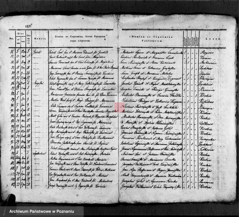 Obraz 5 z jednostki "Liber baptisatorum"