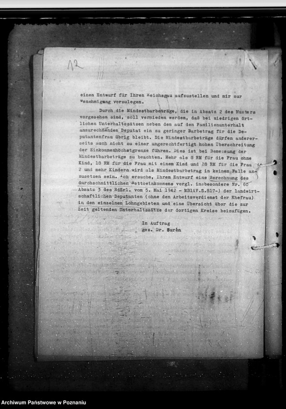 Obraz 16 z jednostki "Familienunterhalt für verheiratete landwirtschaftliche Deputanten und Tagelöhner"