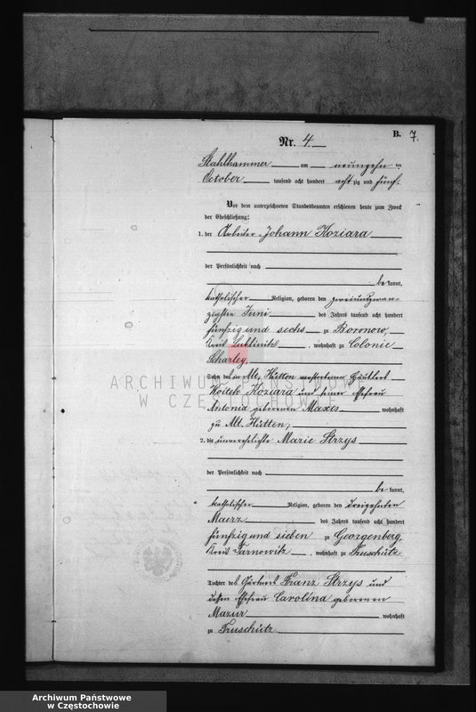 image.from.unit.number "[Księga aktów małżeństw z 1885 roku]"