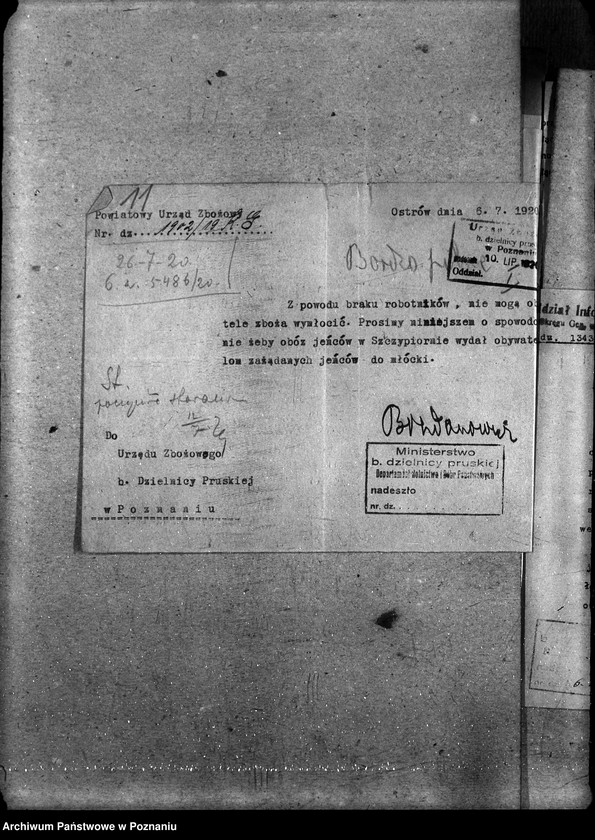 Obraz 15 z jednostki "Sprawy szczegółowo-administracyjne Jeńcy"