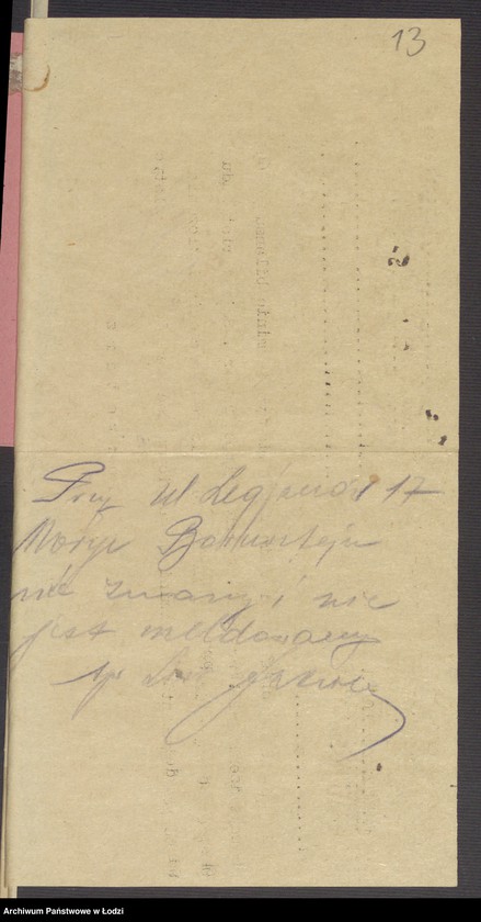 Obraz 16 z jednostki "Moritz Bornstein- sprzedaż odpadków bawełnianych i wełnianych"