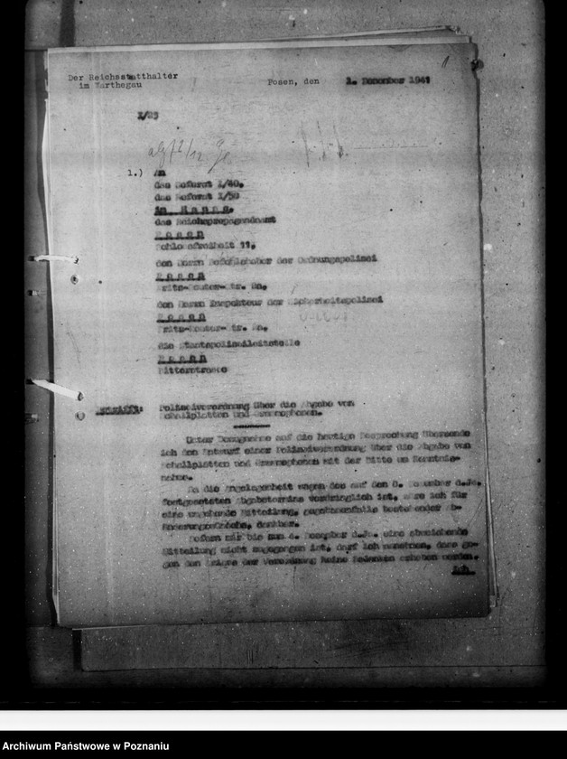 Obraz 5 z jednostki "Polizei verordnung über die Abgabe von Schaltplatten und Gramophonen"