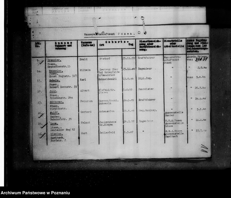 Obraz 16 z jednostki "Kriegsverdienst - Auszeichnungen- Vorschläge der Wasserwirtschaftsverwaltung"