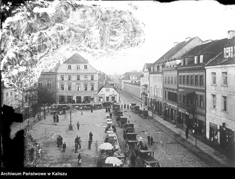 Obraz z jednostki "Plac przy ratuszu w Kaliszu"